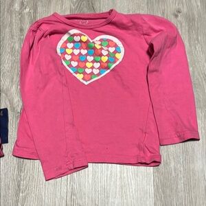 Lullah Bette Pink Heart Kids Shirt